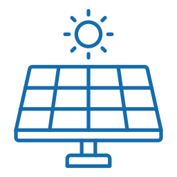 synertics solar panel icon